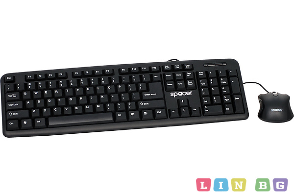 Комплект клавиатура и мишка Spacer SPKB-5253