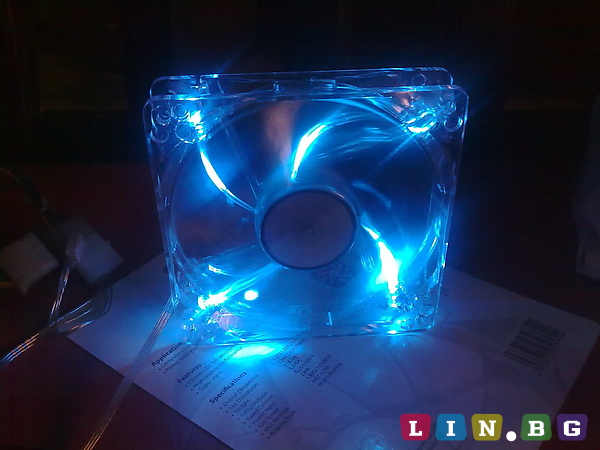 Охлаждане за кутия DeepCool Xfan 120LB светещ 120X100X25