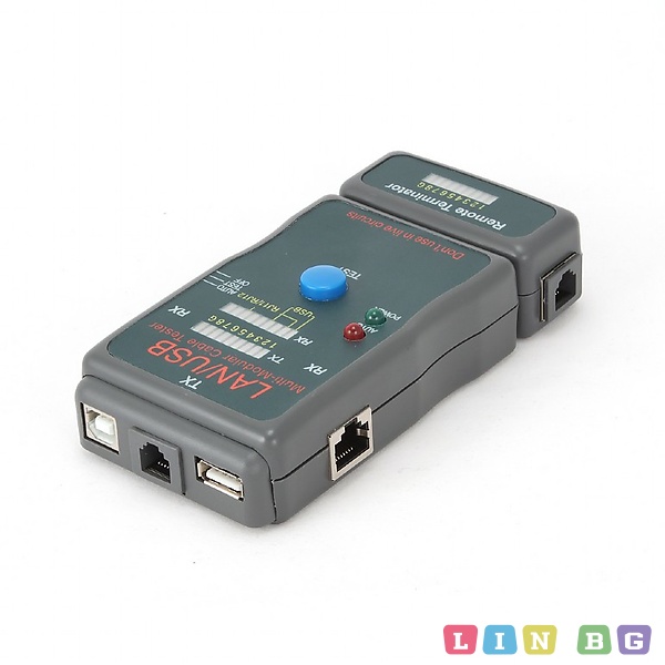 Тестер за кабел Gembird NCT-2, UTP STP USB